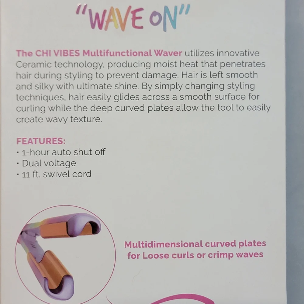 CHI Vibes Pink Hair "Wave On" - Picture 4 of 6